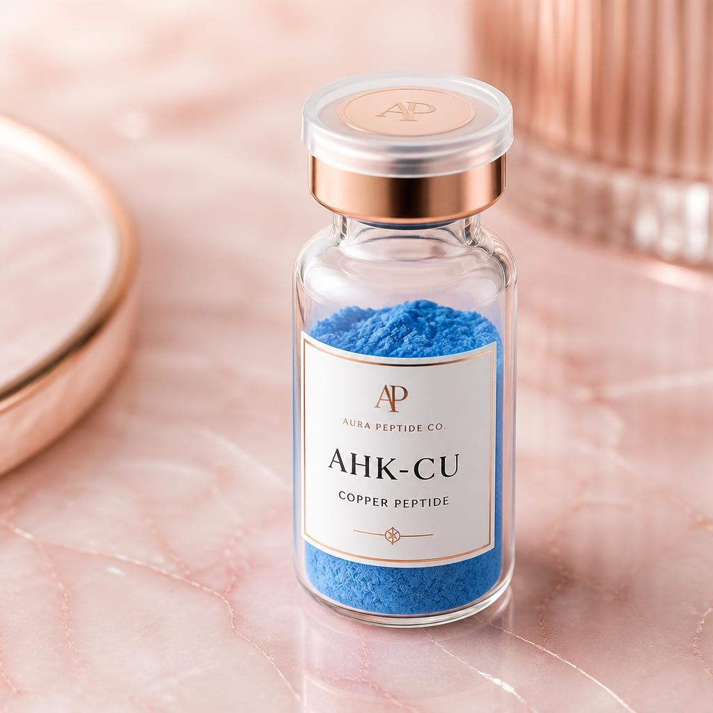 AHK-Cu 100mg research peptide vial