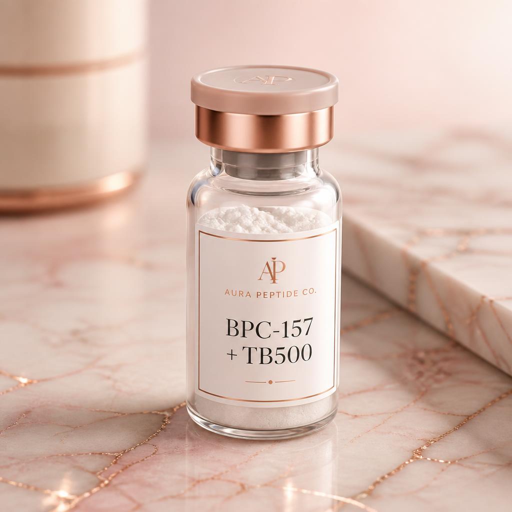 BPC-157 + TB500 research peptide vial
