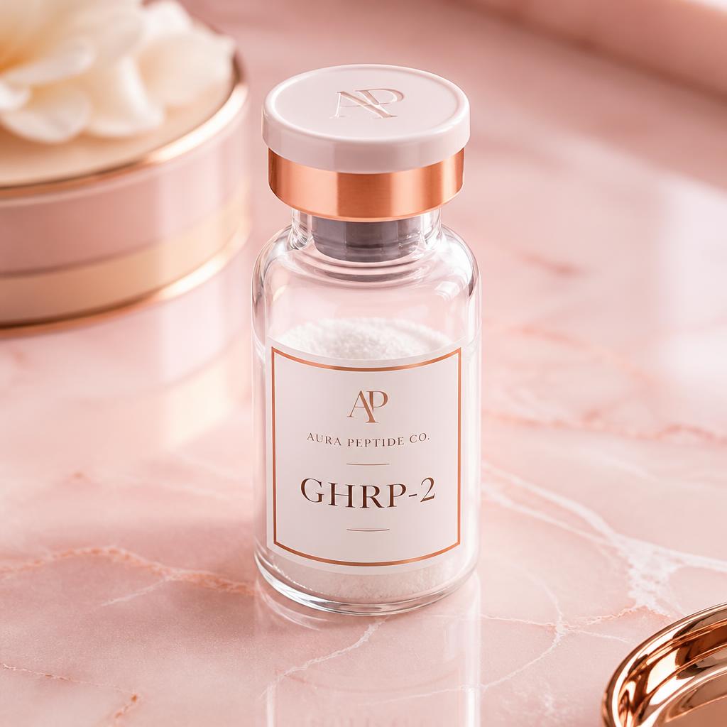GHRP-2 10mg research peptide vial